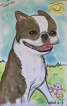 Pet Caricature Artwork Example By Caricature Artists Group