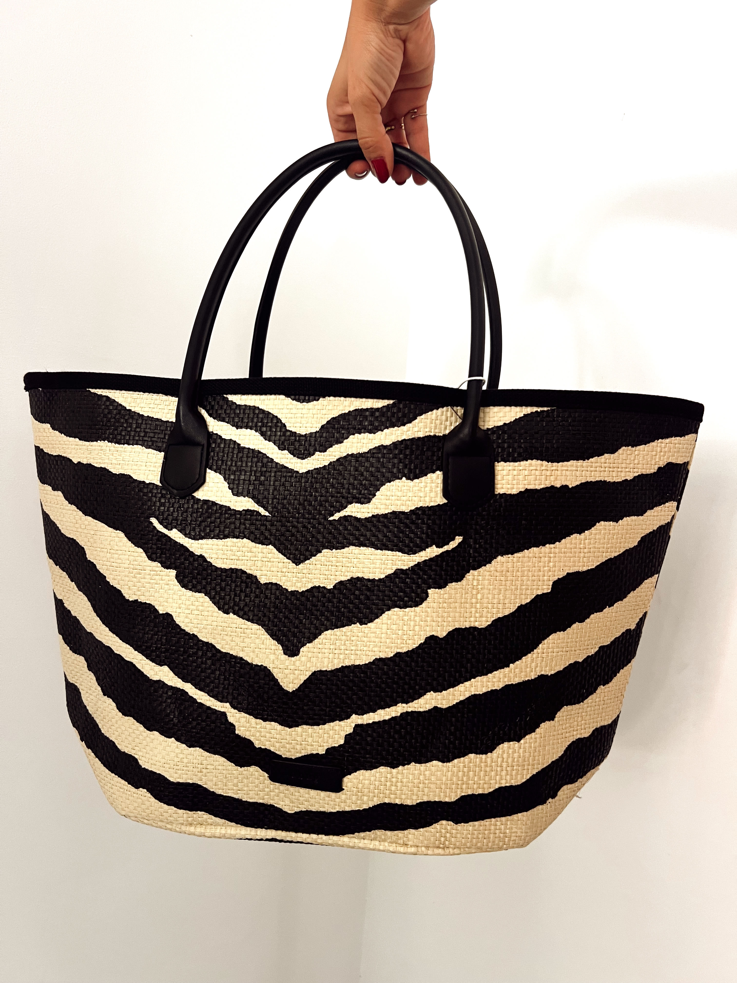 Maxi Bolso rafia cebreado