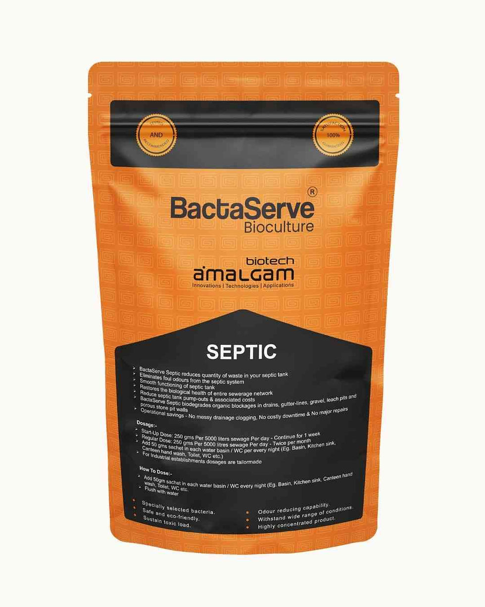 BactaServe Septic bioculture for septic tank treatment and odour control