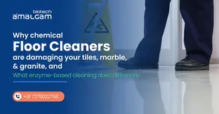 Why chemical floor cleaners are damaging your tiles, marble, and granite, and what enzyme-based cleaning does differently