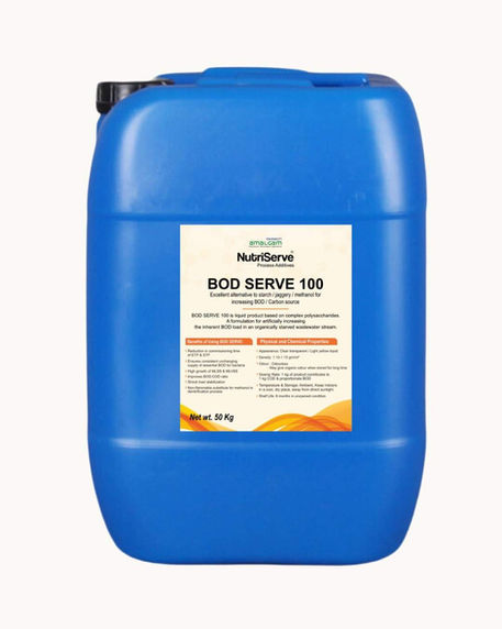 NutriServe BOD Serve 100 liquid carbon source for ETP and STP wastewater treatment