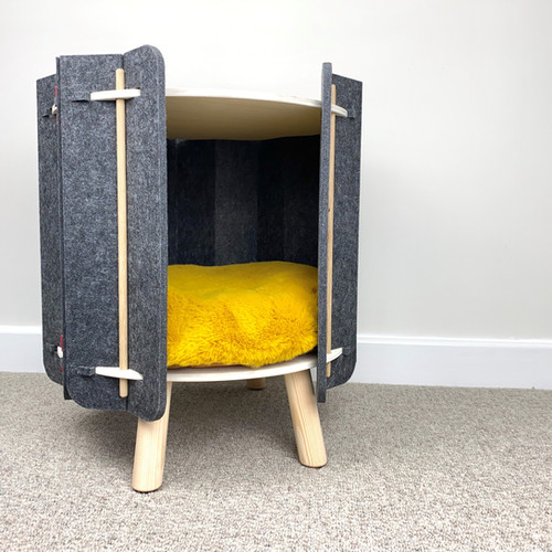 CAT BED RECYCLED PLASTIC BOTTLES Remake Company