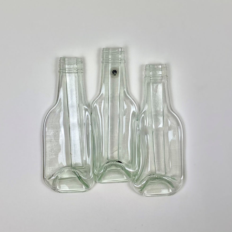 Thumbnail: 3 BOTTLES - WALL HANGING FLOWER VASE DISPLAY