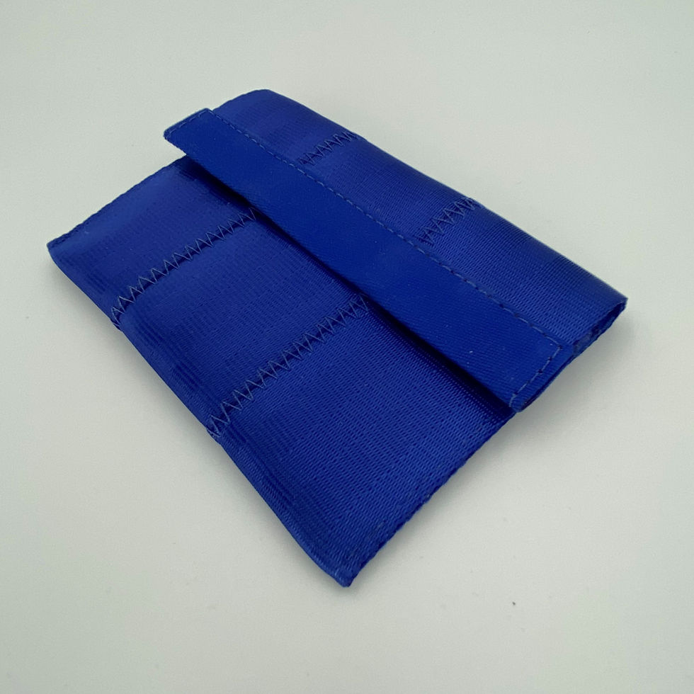 Thumbnail: SEAT BELT PURSE - ELECTRIC BLUE