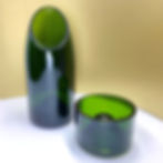 Thumbnail: CHAMPAGNE MAGNUM - OBLIQUE CUT VASE
