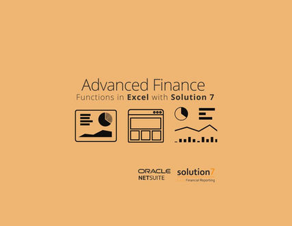 Advanced Finance Functions in Excel with Solution 7 