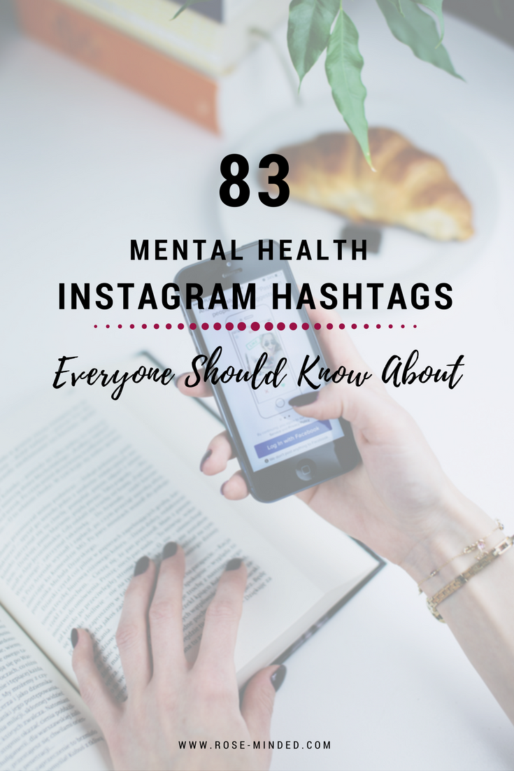 mental health blogger hashtags