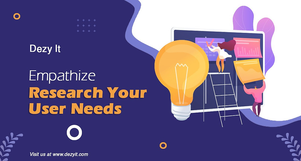 Empathize and meet user needs through reserch