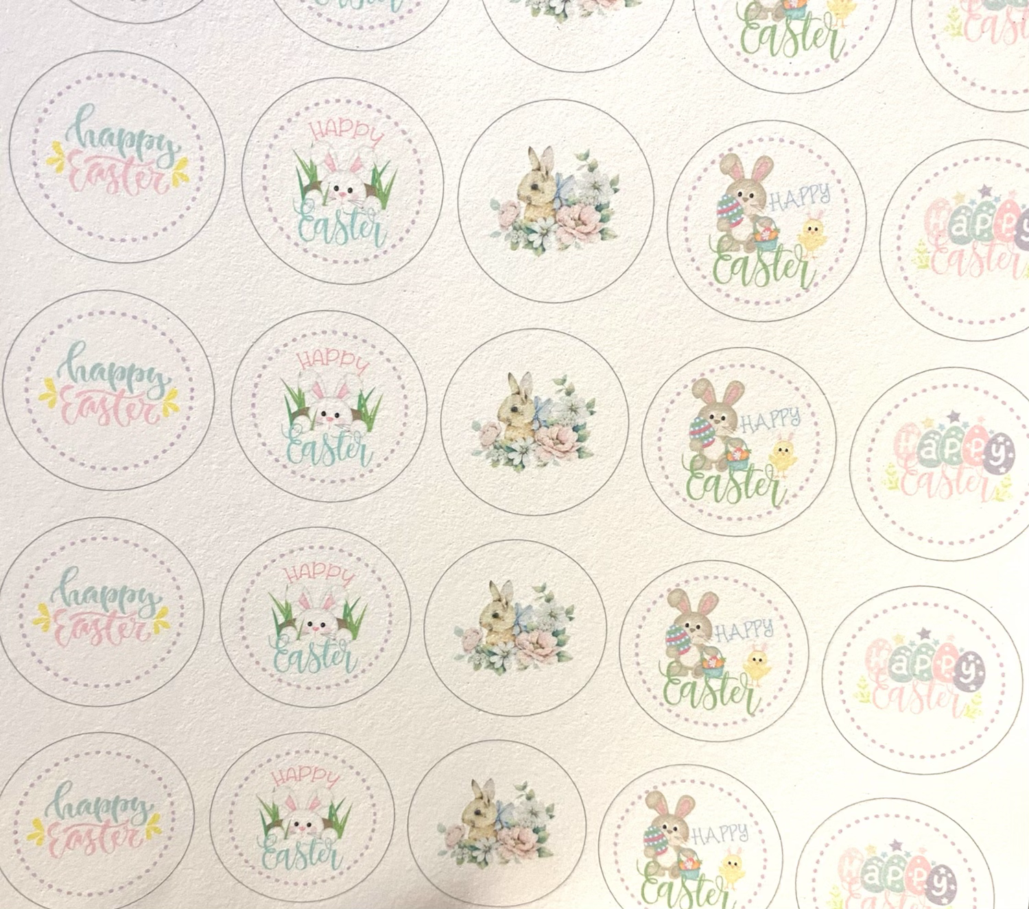 Easter Mixed edible 1.5”