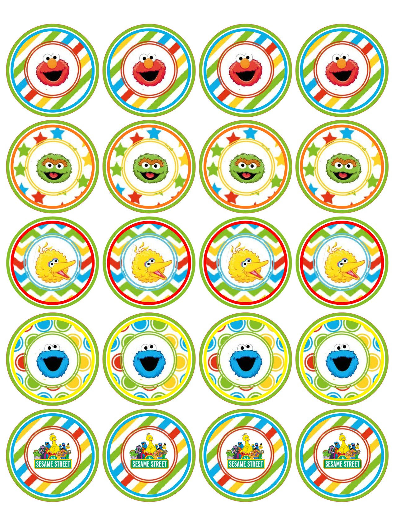 Sesame Street 2” edibles