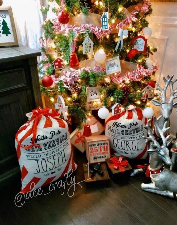 Candy Cane Santa Sacks (PICK UP ONLY)