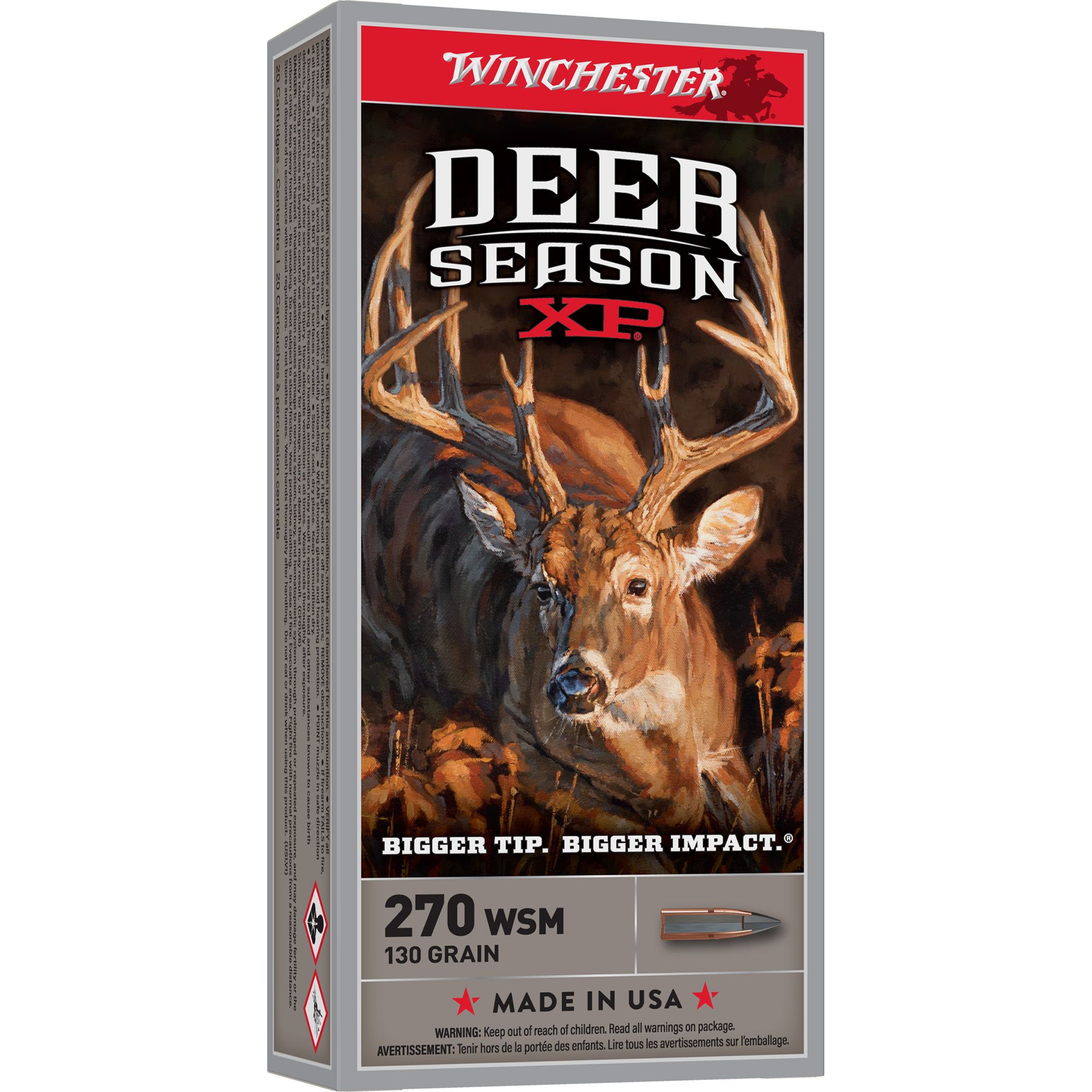 Winchester Ammo X270SDS Deer Season XP 270WSM 130gr