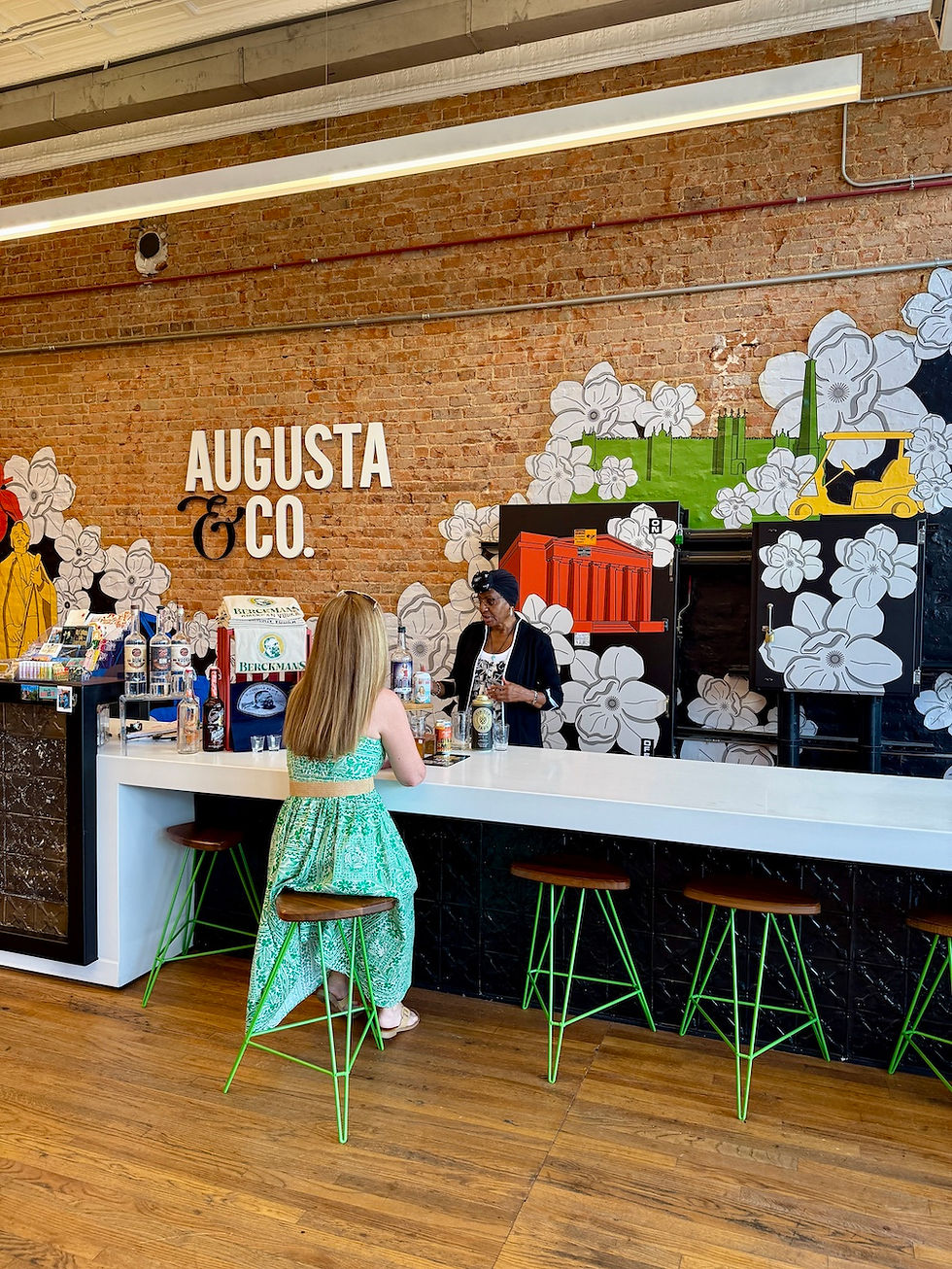 Free beverage tastings at Augusta & Co.