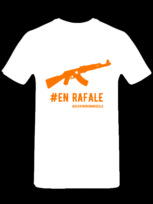 Thumbnail: T-SHIRT BLANC #EN RAFALE