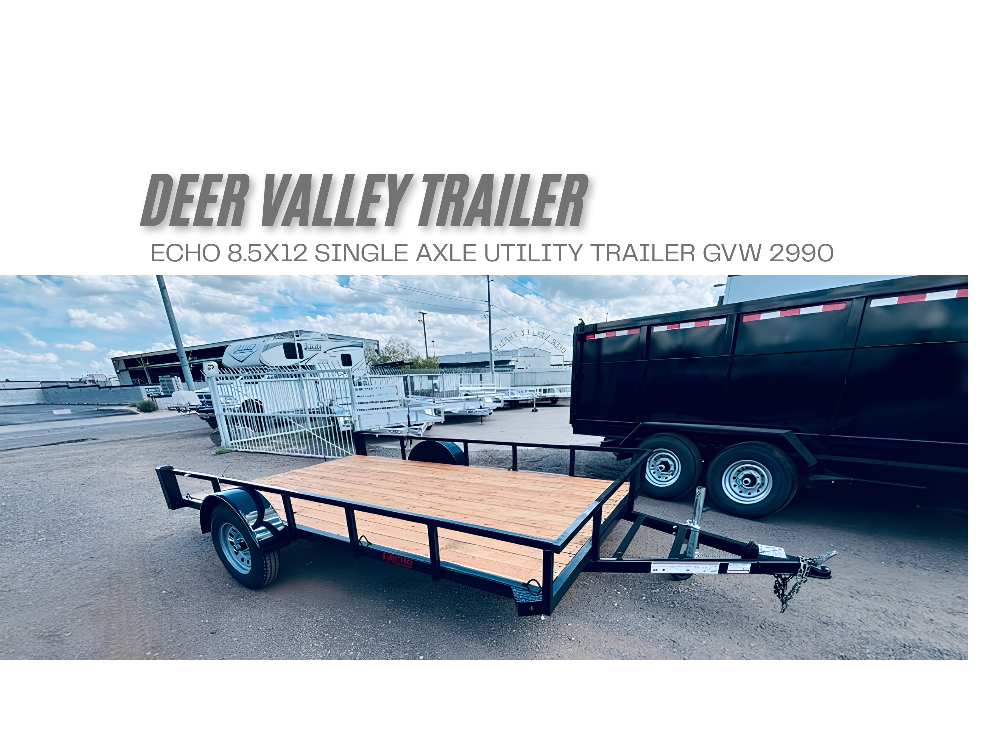 8.5x12 SINGLE AXLE WSPRING ASSIST GATE #3482