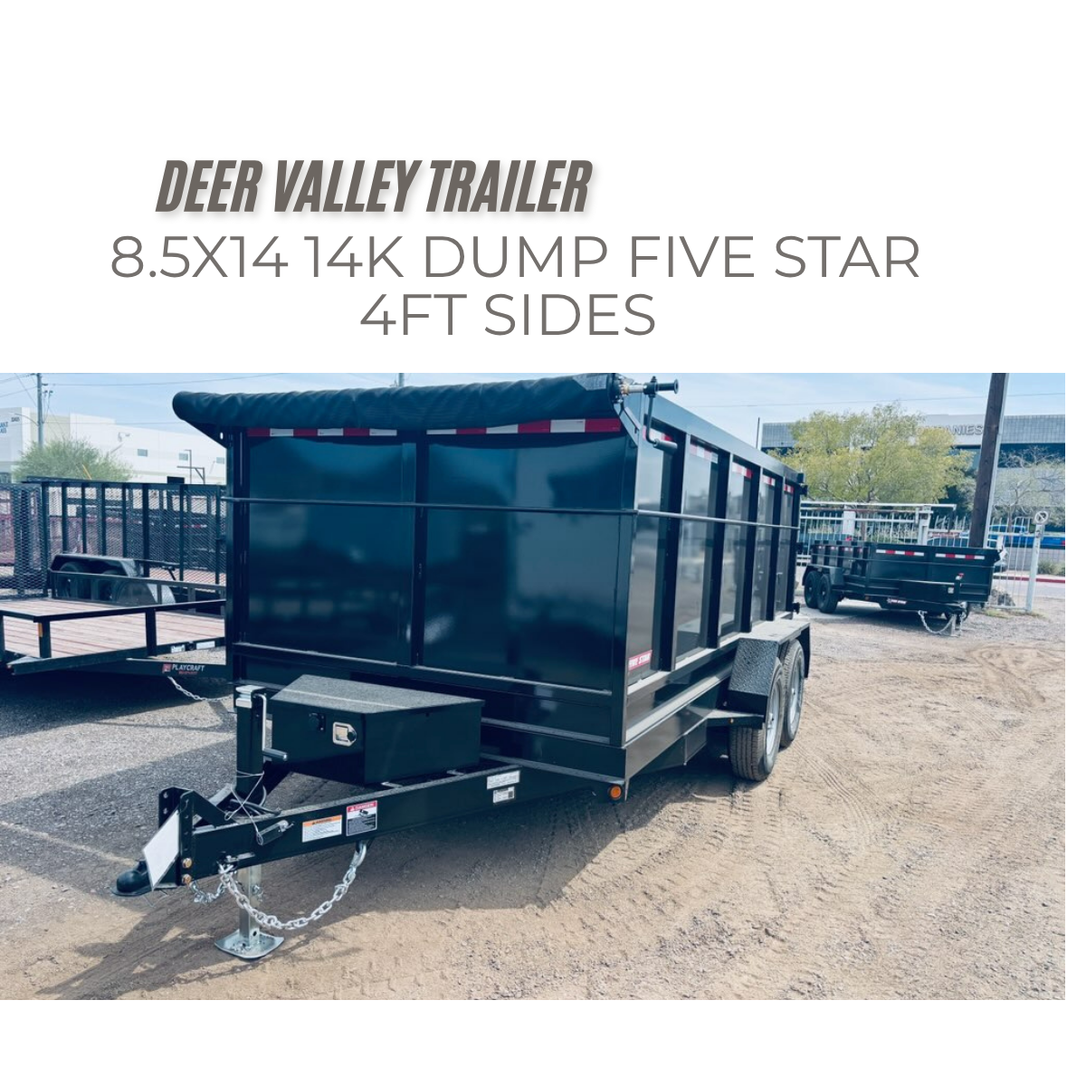 8.5X14X4 14K FIVE STAR DUMP TRAILER | DEER VALLEY TRAILER 2026 #8052