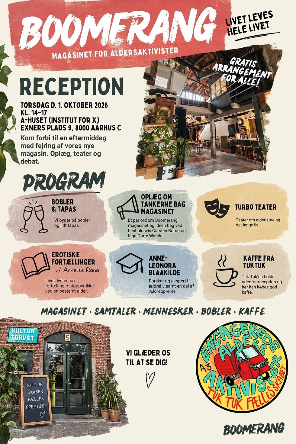 Reception for BOOMERANG