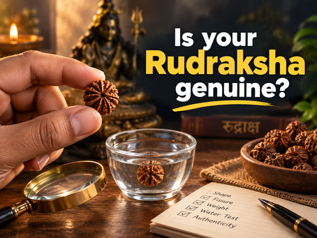 Is your Rudraksha genuine? Why one home test cannot settle the question