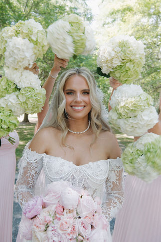 bride at The Boxwood Estate