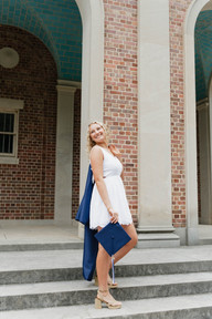 raleigh/high/school/senior/photos/at/unc/chapel/hill/bell/tower