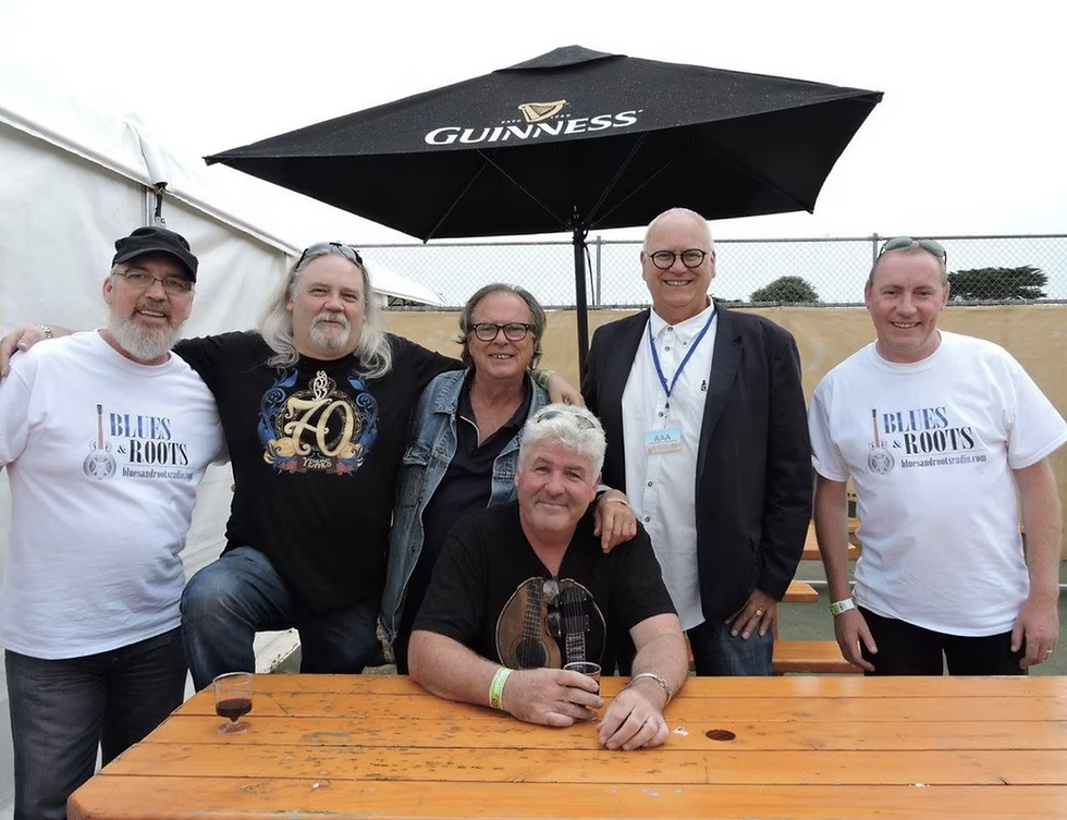 Port Fairy: L to R - Stevie Connor, William Hutton, Dobe Newton, Anthony O'Neill, Derek Guille, Neil Mitchell.