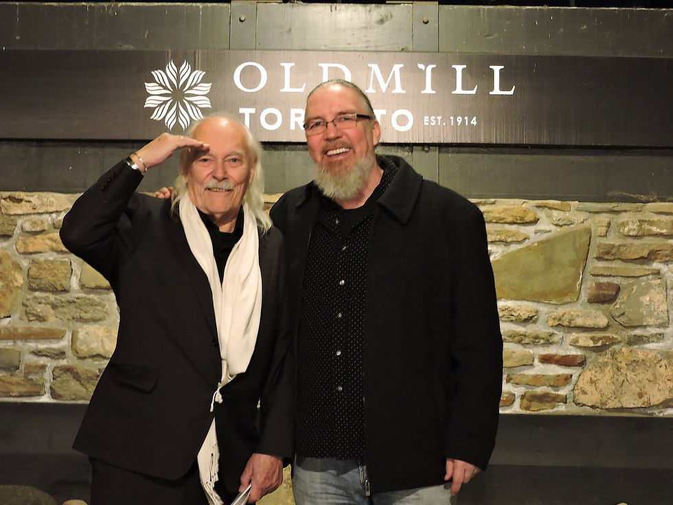 Richard Flohil with Stevie Connor, Toronto, Canada