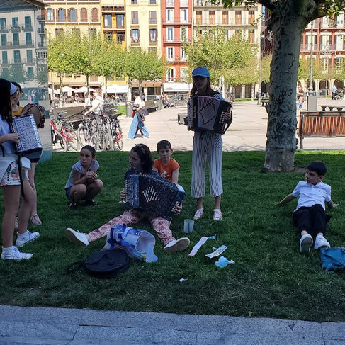 Buskers, San Fermin, Pamplona