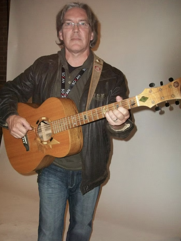 Stevie Connor playing The Voyageur, Six String Nation Guitar.