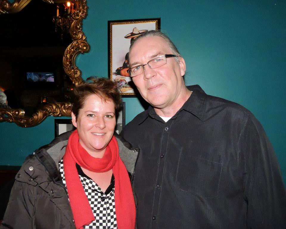 Stevie Connor with Kat Goldman at The Painted Lady, Toronto