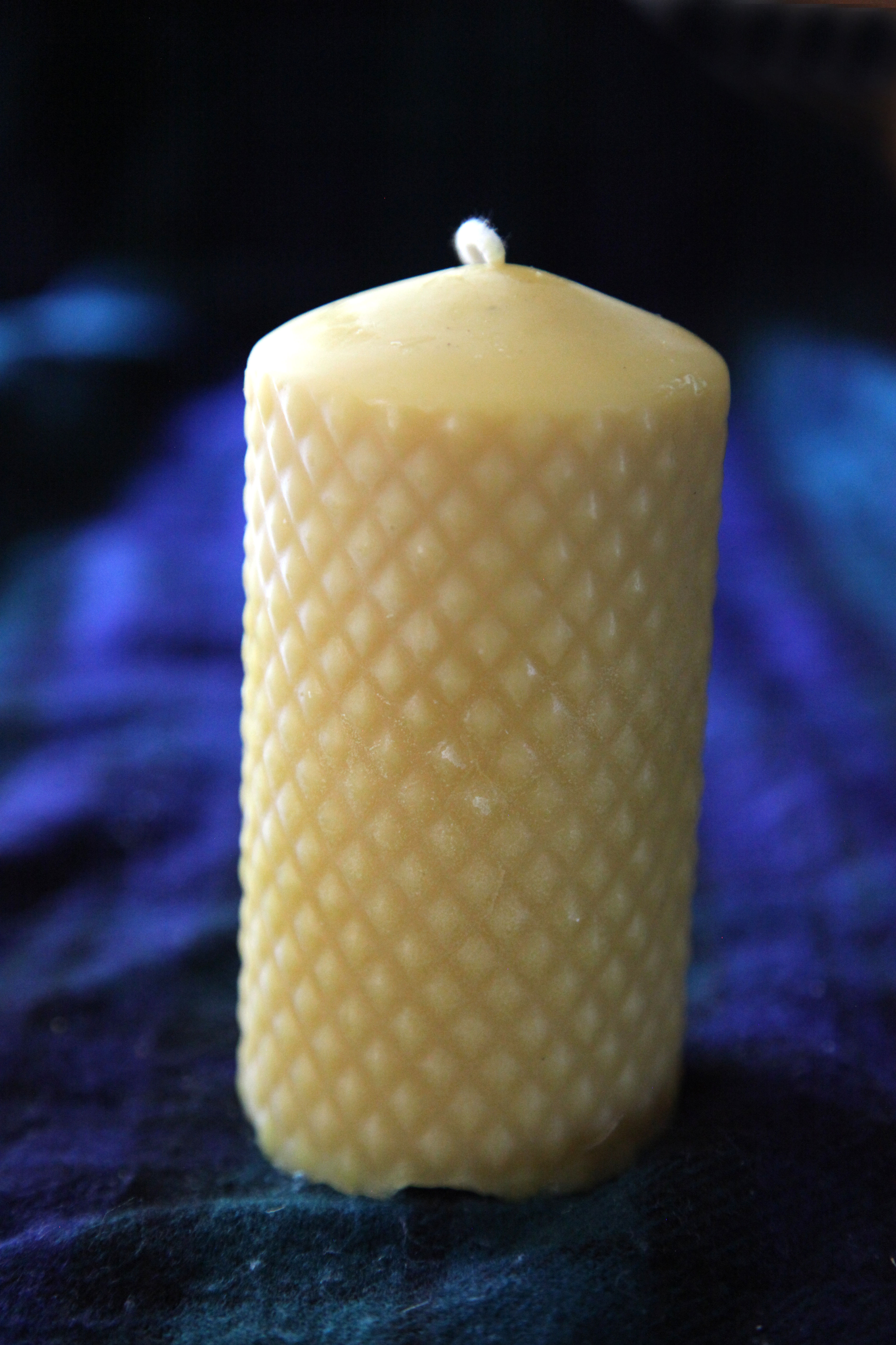 Beeswax Diamond Pillar