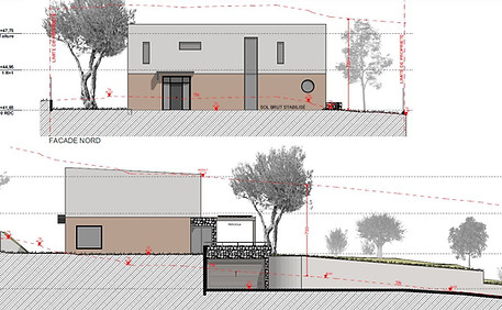 façade villa contemporaine