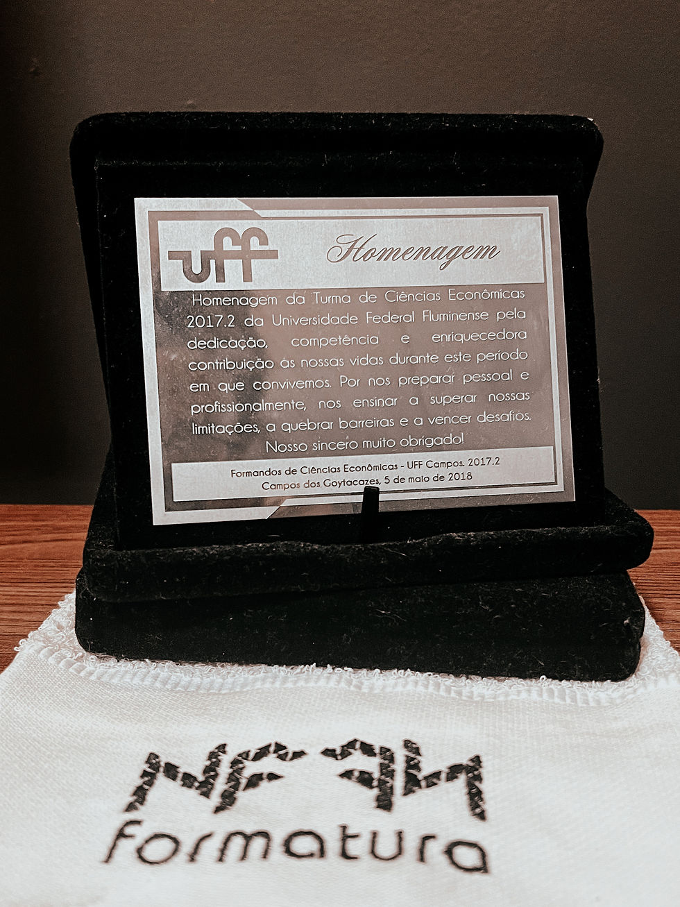 Miniatura: PLACA DE HOMENAGEM
