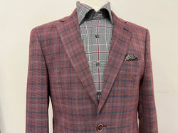 red plaid blazer 24