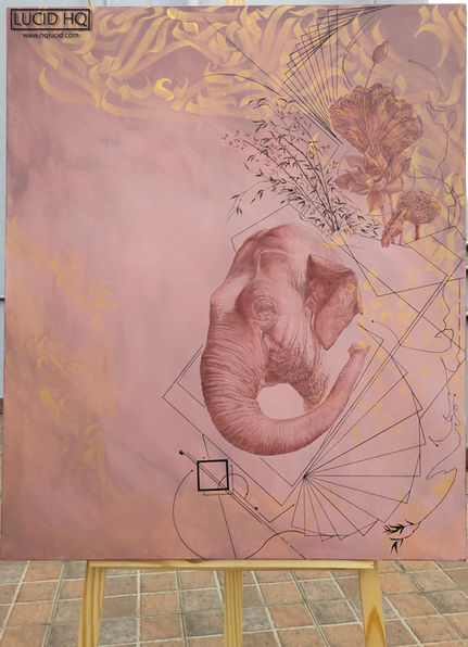 Acrylic canvas painting by Lucid HQ