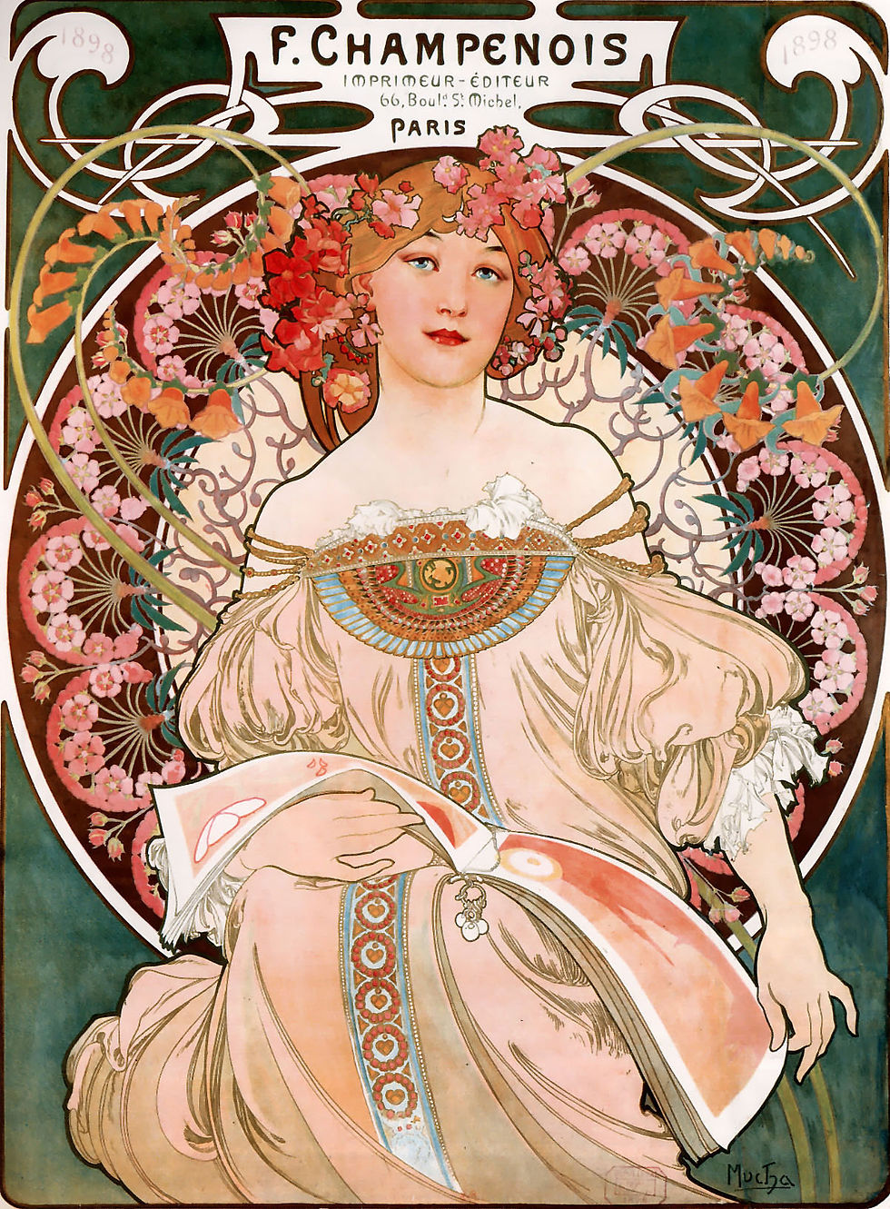 Daydream/ Reverie - Alphonse Mucha
