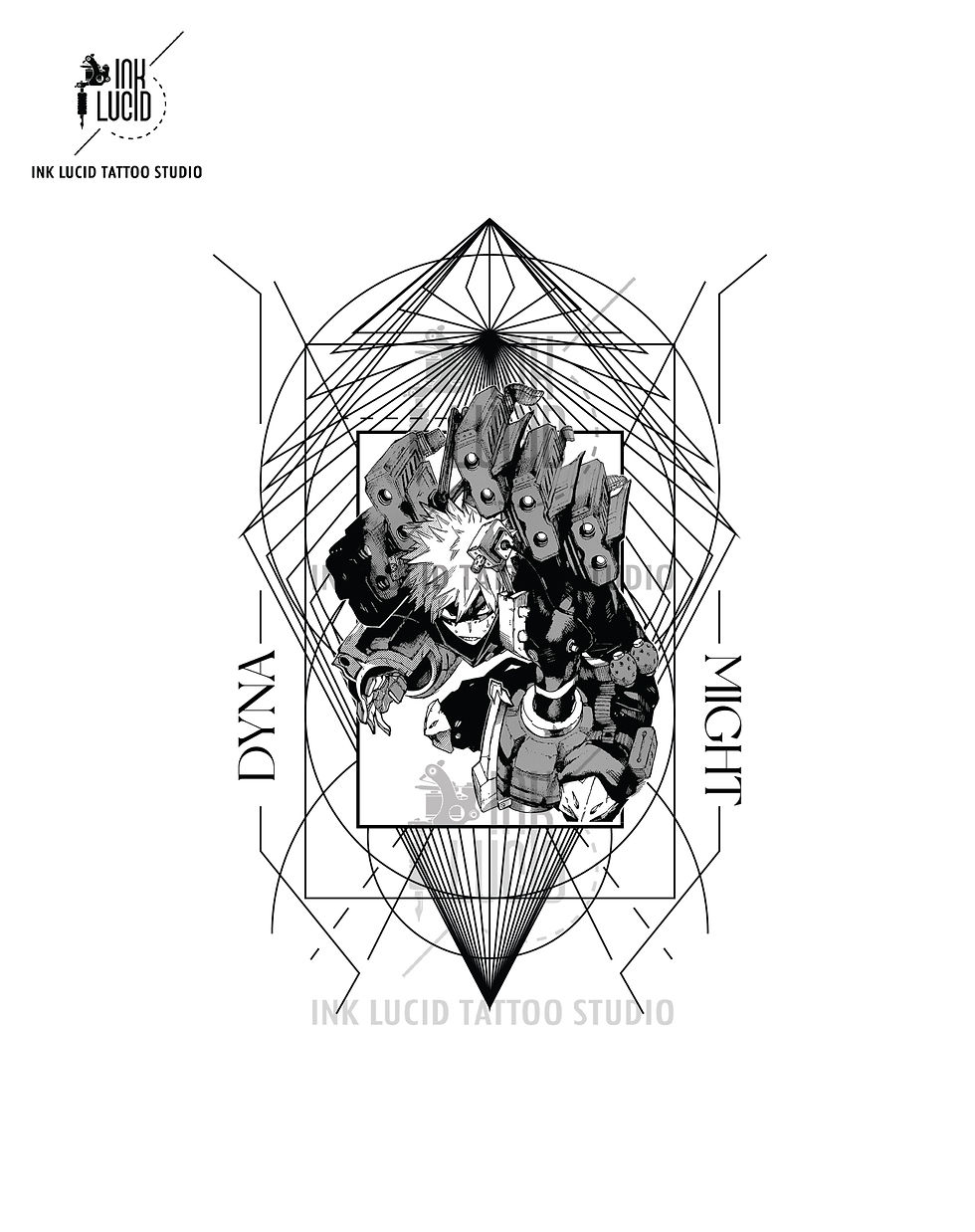 My Hero Academia tattoo design | Ink Lucid Tattoo Studio