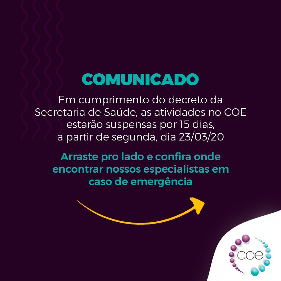 comunicado coe goiania