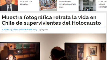 Muestra fotográfica retrata la vida en Chile de supervivientes del Holocausto