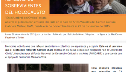 Exposición fotográfica mostrará realidad de sobrevivientes del Holocausto