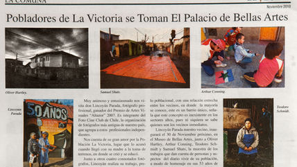 Pobladores de La Victoria se toman el Palacio de Bellas Artes