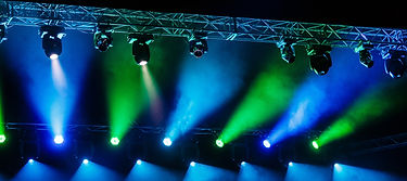 Lighting Truss with Moving Head Fixtures