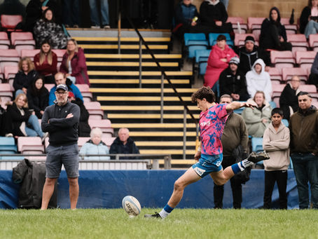 Smiths Rugby Under 15's Flyhalf Ellis Francis converts three penalty kicks to edge one point victory against Royal Wootton Bassett.