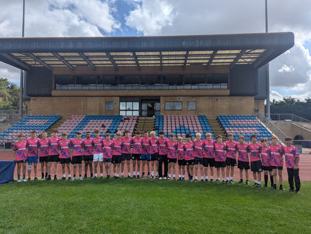 Smiths Rugby Under 15's at their pre-season training day at the Prince of Wales Stadium.