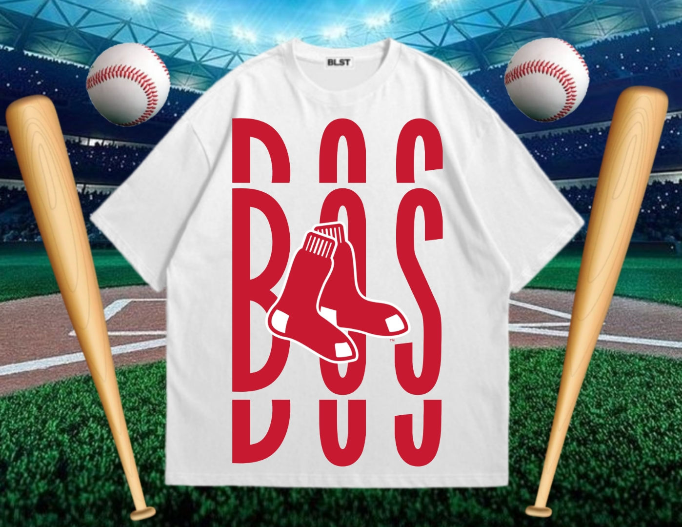 MLB Red Sox Triplicate