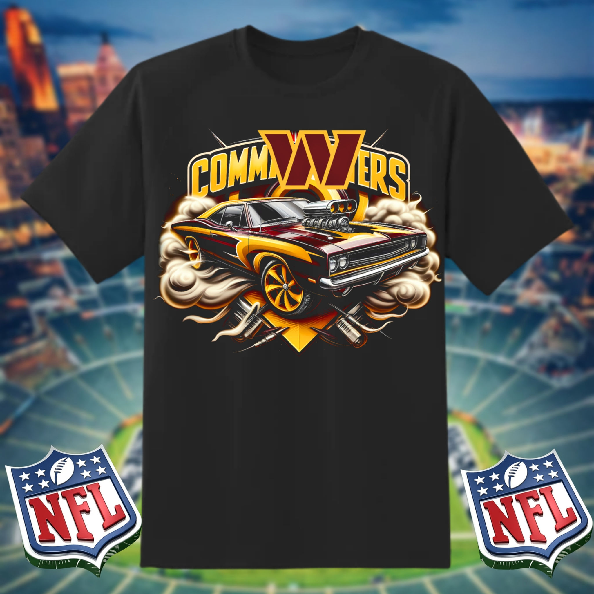 NFL Commanders Muscle Car