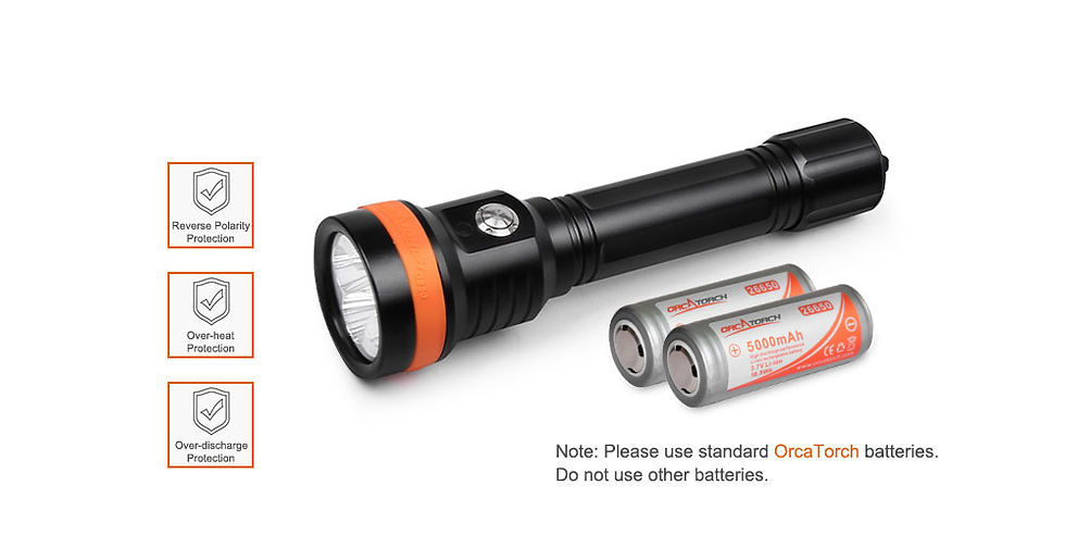 Miniatura: Torcia D850 Orca Torch