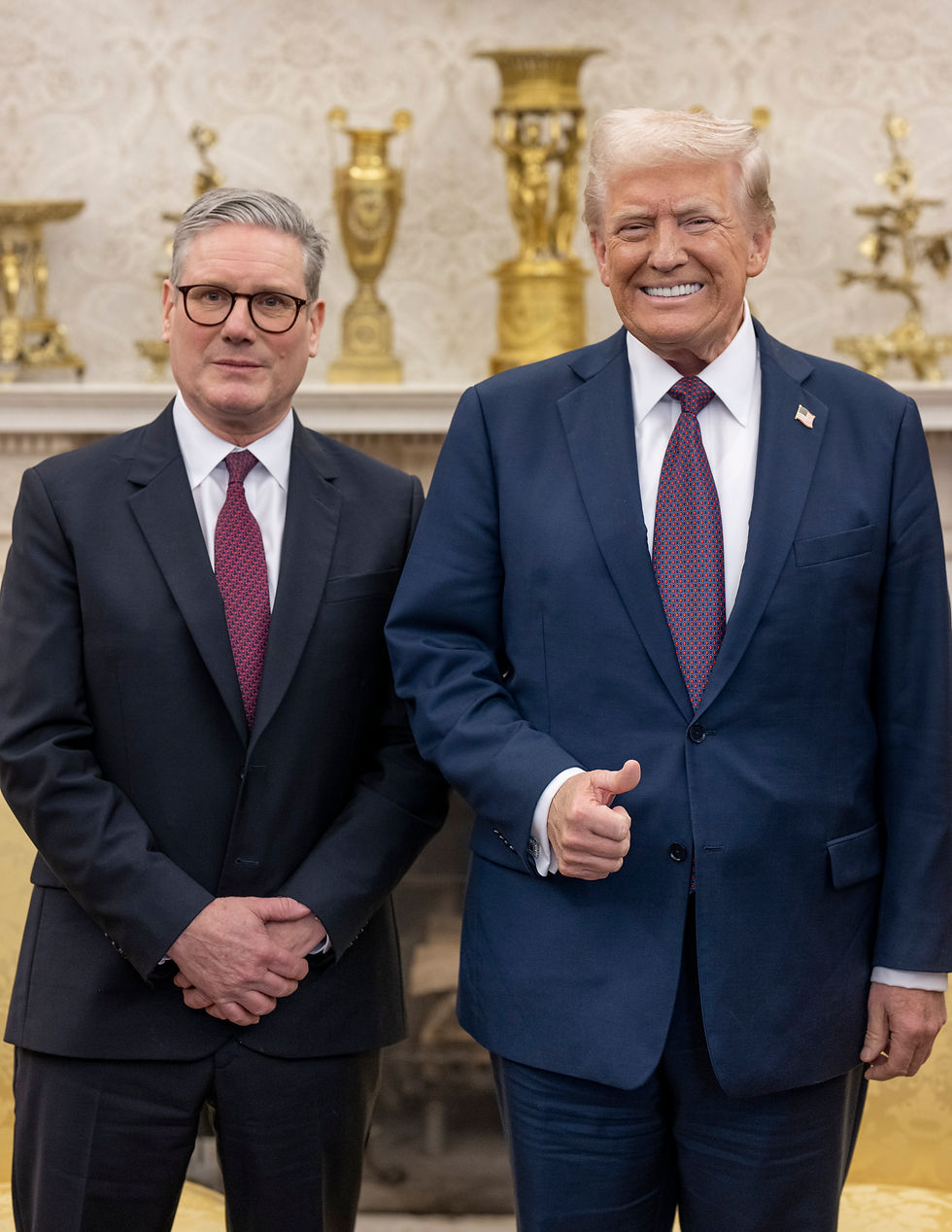 Prime Minister Sir Keir Starmer and President Donald Trump