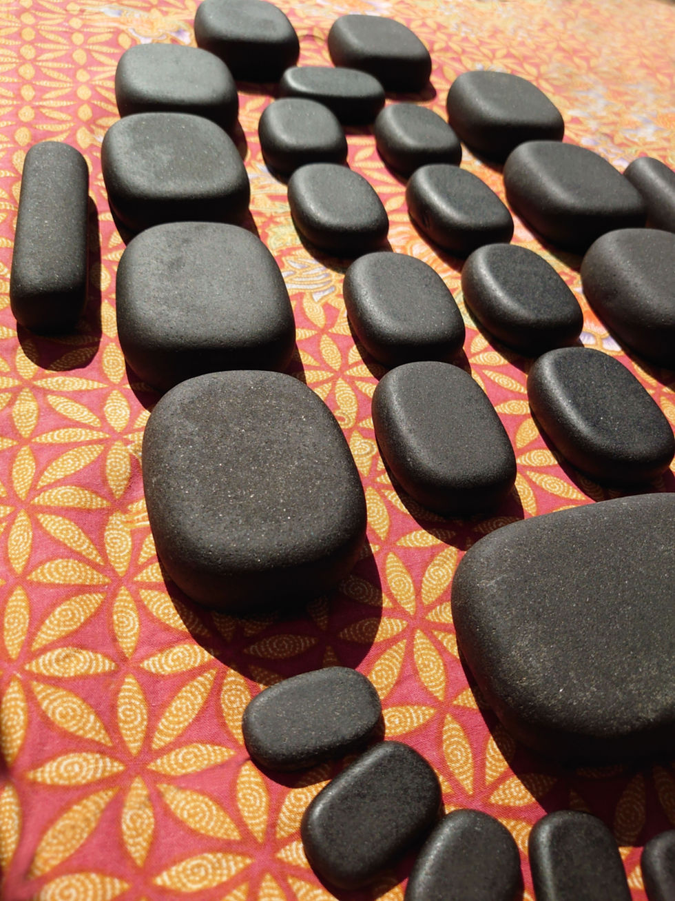 Thumbnail: 32 piece basalt stone massage set