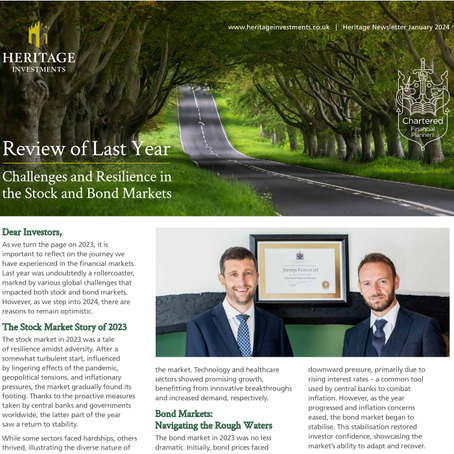 Heritage Investments newsletter - January 2024