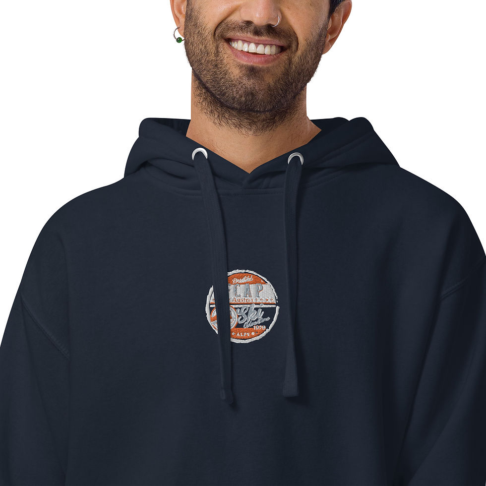 Miniaturbild: Bestickter Hoodie mit Vintage-Logo